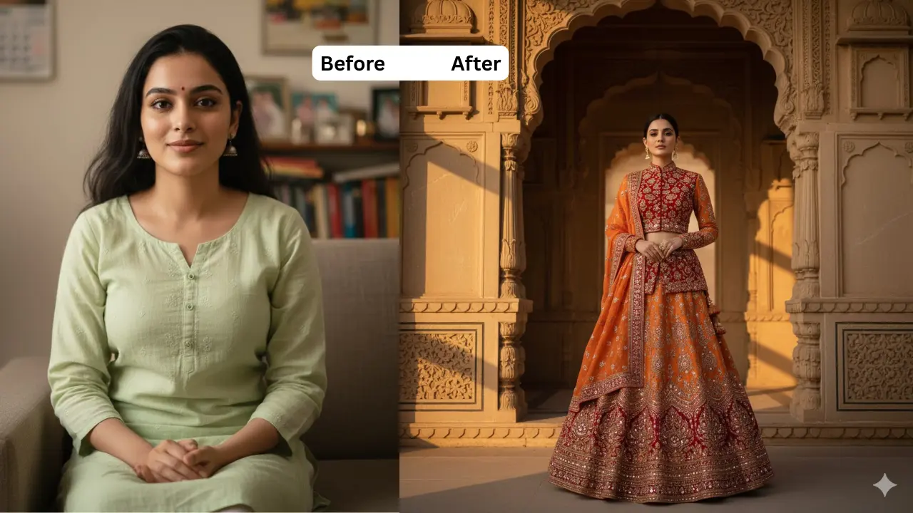 10 Gemini Diwali photo prompts for girls 2