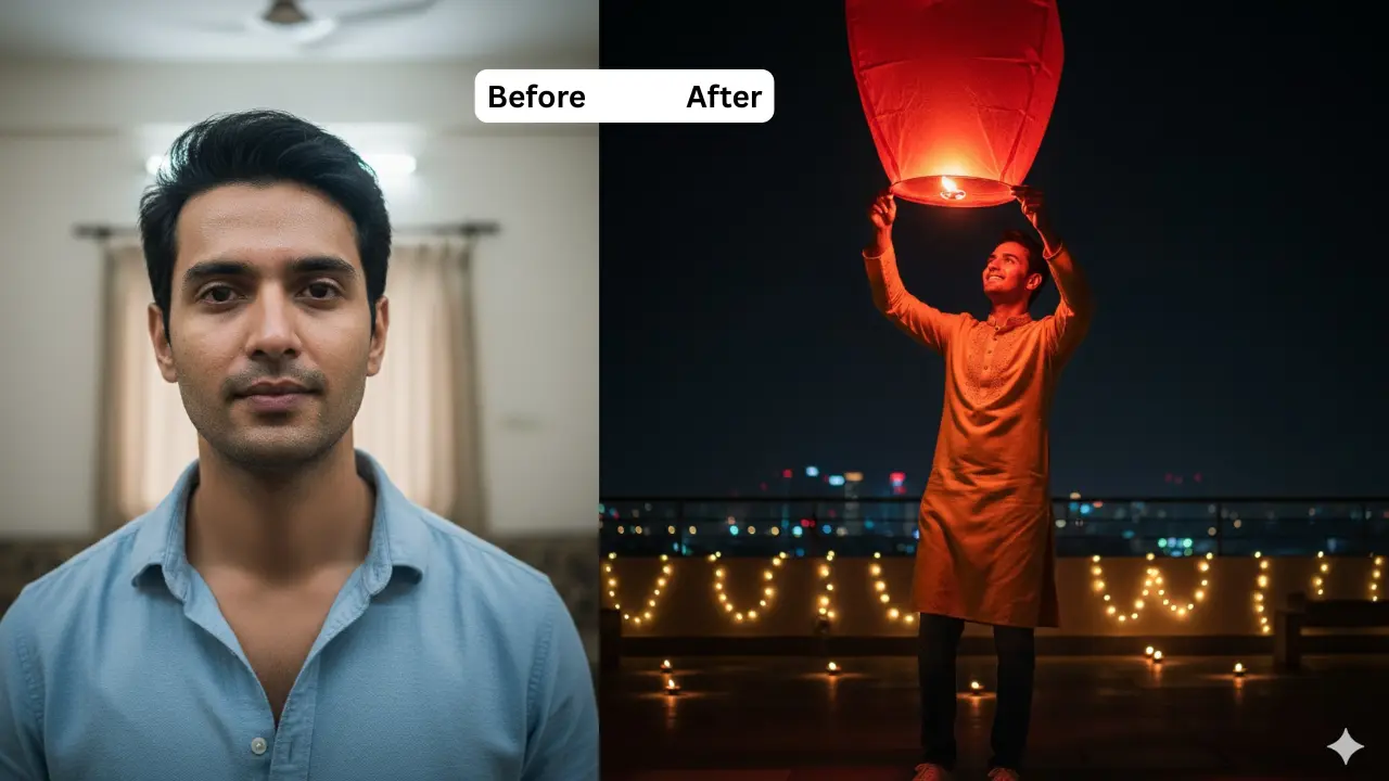 10 Gemini Diwali photo prompts for boys 3